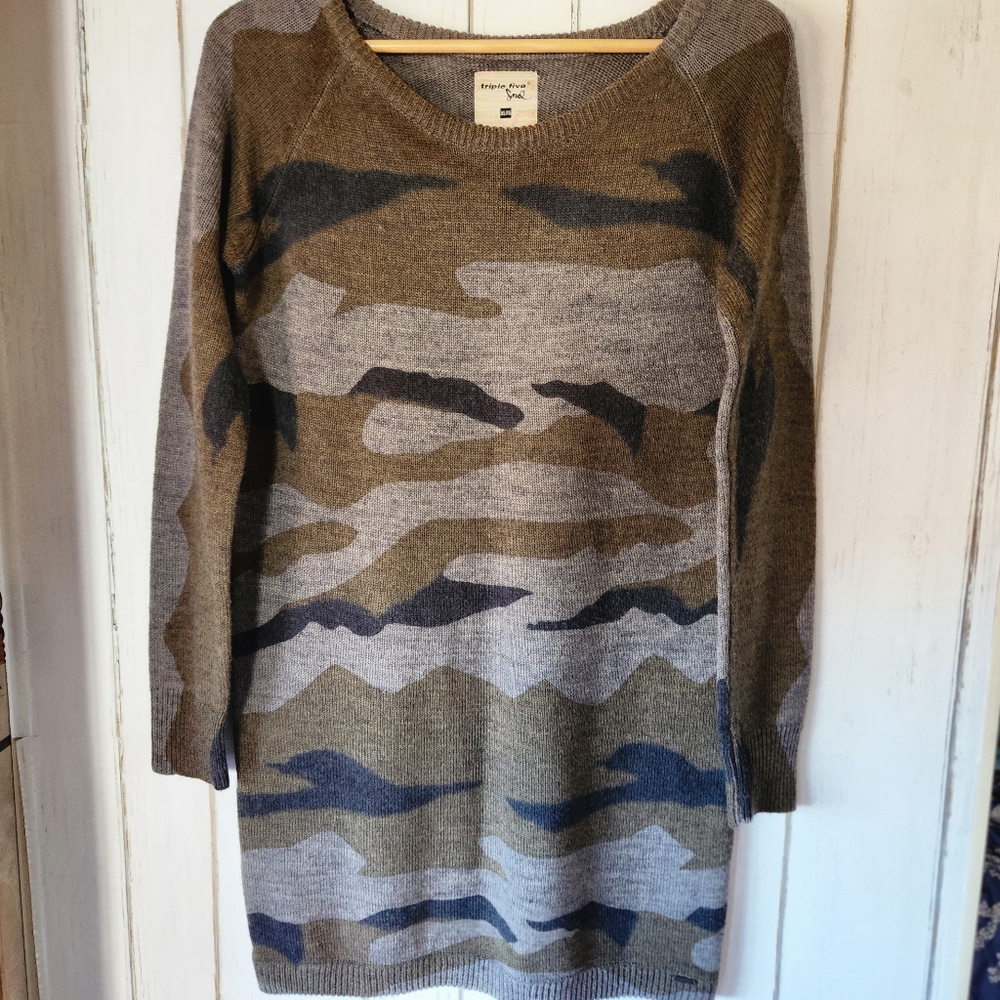 XL wool blend dress/tunic by Triple Five Soul